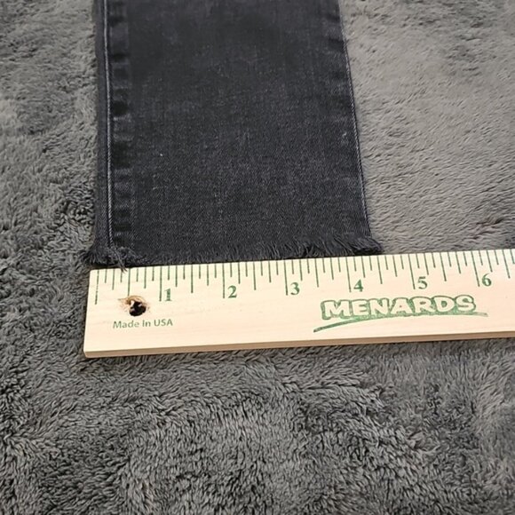 Joe’s Skinny Ankle Jeans Size 27 Gray Black Rough Hem Tapered Leg Skinny Jeans - Picture 9 of 9